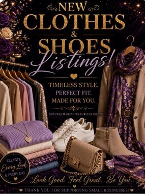 Unlisted Clothes & Shoes As Shown Live